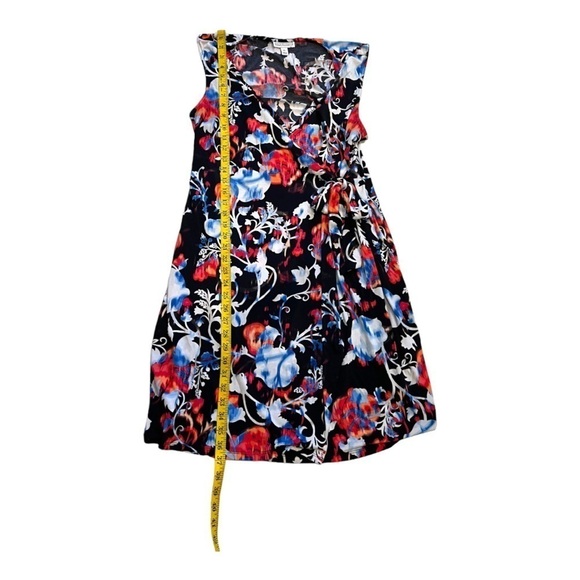 Dana Buchman Floral Dress Sleeveless Wrap XL - Picture 5 of 9